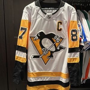 Sidney Crosby Pittsburgh Penguins NHL adidas Captain Primegreen Authentic Jersey